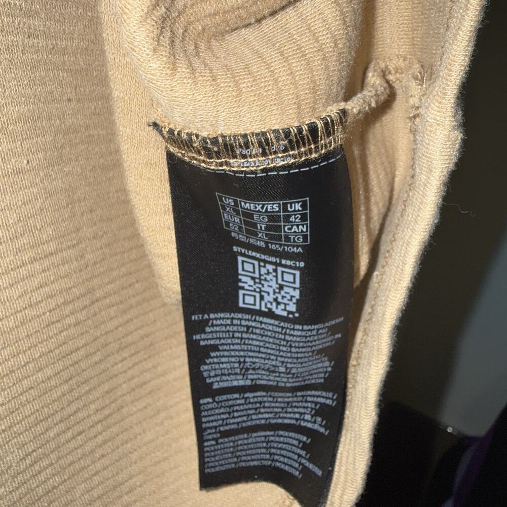 Guess Men’s T Shirt+Short Sleeve Hoodie XL Tan (Bundle Of 2) - Picture 5 of 10